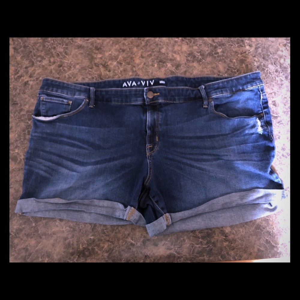 Ava&viv jean shorts